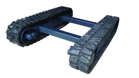 3 Ton Rubber Track Undercarriage Custom Built Black Or Per for Construction Machinery