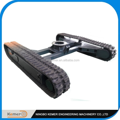 Building Material Shops Custom Built Rubber Track Undercarriage with Mounting Base