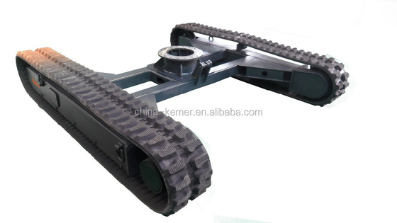 Building Material Shops Custom Built Rubber Track Undercarriage with Mounting Base