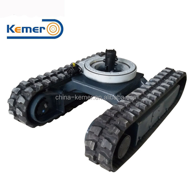 Hydraulic Transmission Mini Rubber Crawler Undercarriage for 40001-50000 Working Hours