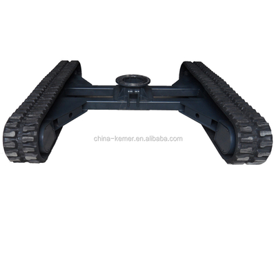 Hydraulic Transmission Rubber Tracked Undercarriage for 1000-10000KG Loading Capacity