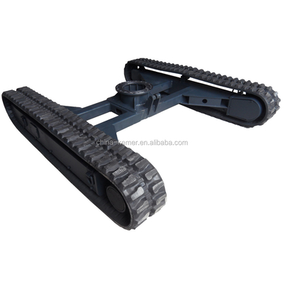 Hydraulic Transmission Rubber Tracked Undercarriage for 1000-10000KG Loading Capacity