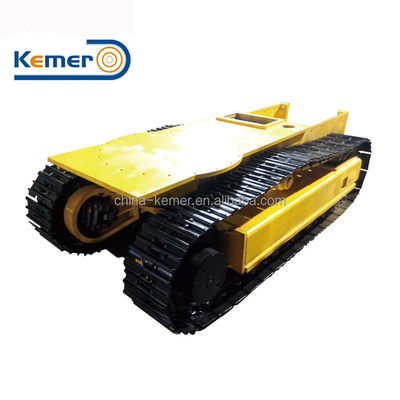 Black ZDY Narrow body Drilling Rig Undercarriage for Drilling Travel Speed 0-5.3km/h