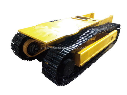 Black ZDY Narrow body Drilling Rig Undercarriage for Drilling Travel Speed 0-5.3km/h