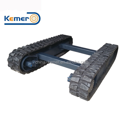 1.5T Loading Capacity Rubber Track System Designed for 30% Gradeability and Customized