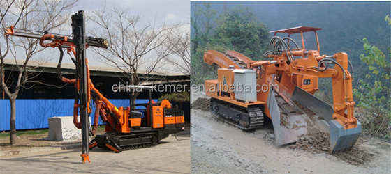 Stainless Steel Crawler Chassis Drilling Rigs for Building Material