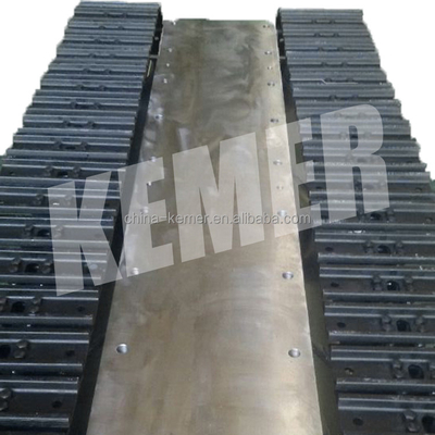 Black Kemer Steel Tracked Chassis for Construction Works Tailored to Requirements