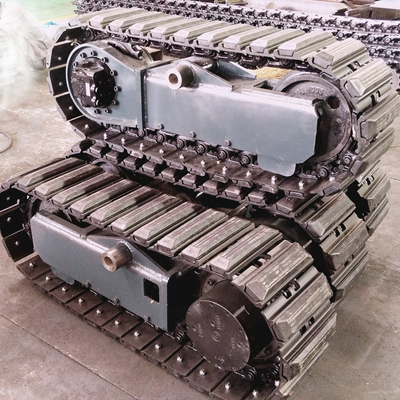 Video Technical Support After Service Steel Mini Crawler Undercarriage with Rubber Pads