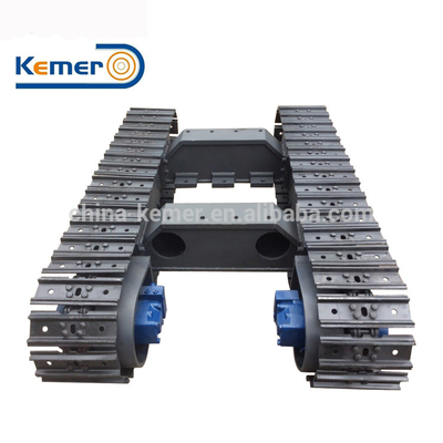 2 Ton Loading Capacity Hydraulic Transmission Crawler Steel Undercarriage for Kemer